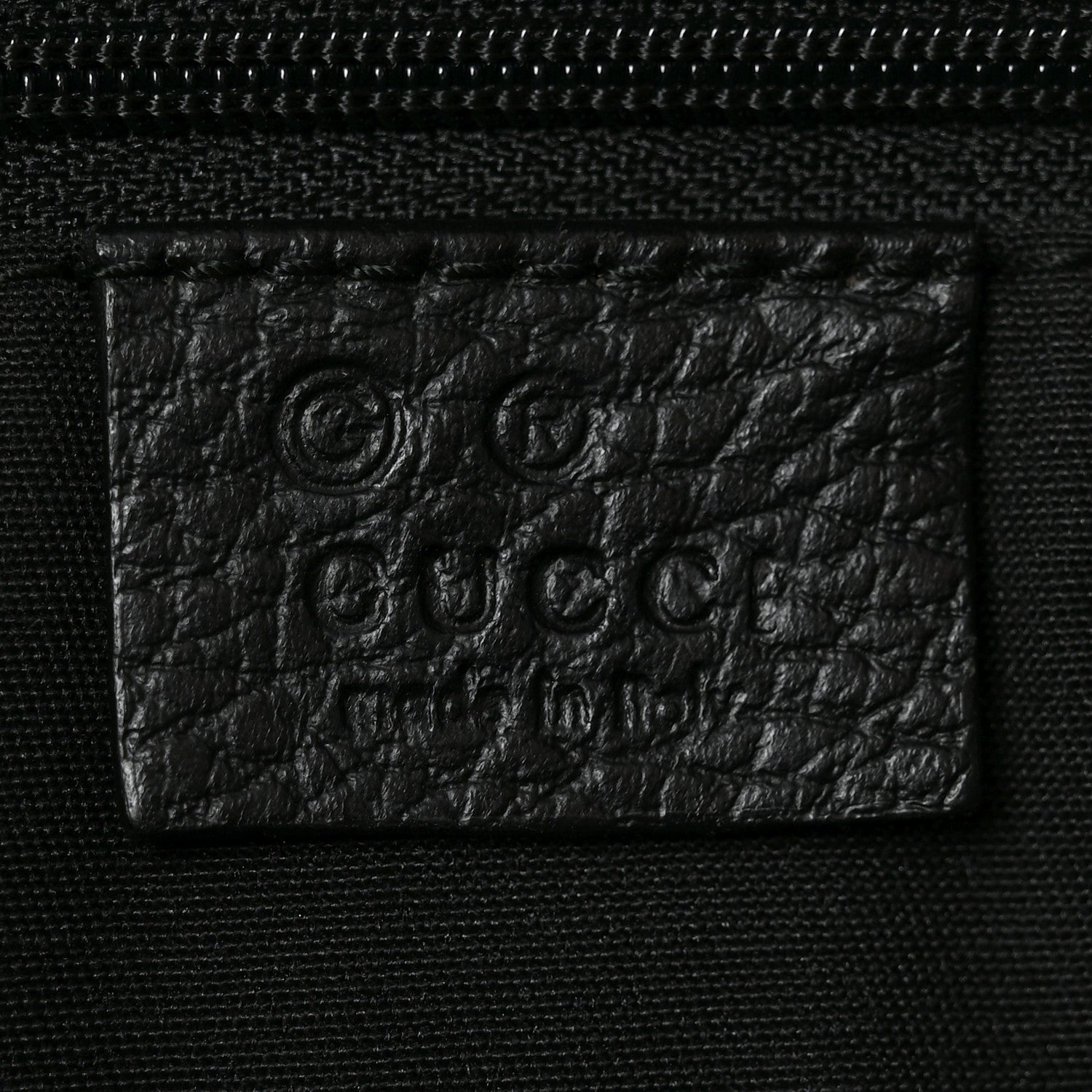 Gucci Monogram Flat Messenger Bag Black 6 of 11