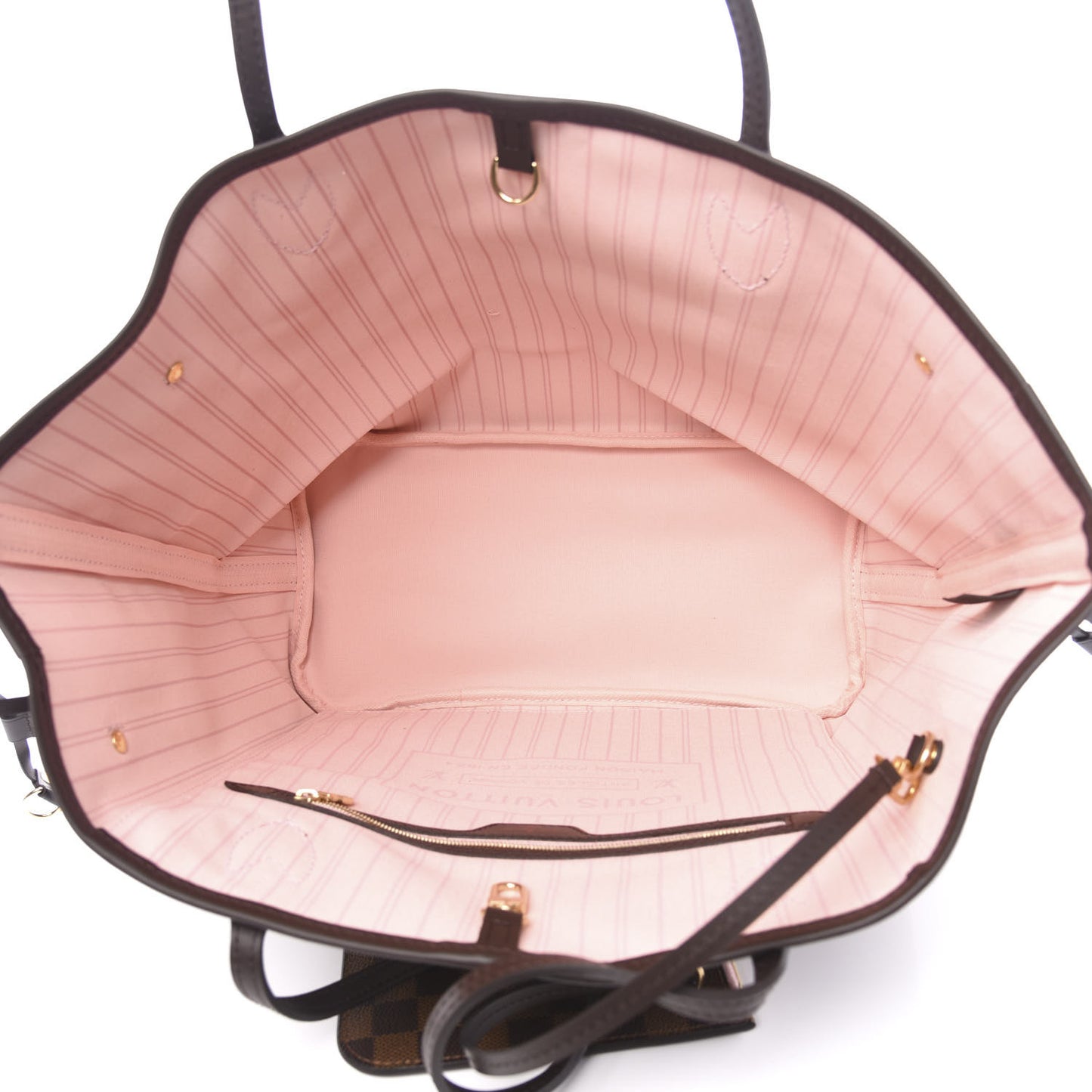 Damier Ebene Neo Neverfull MM Rose Ballerine