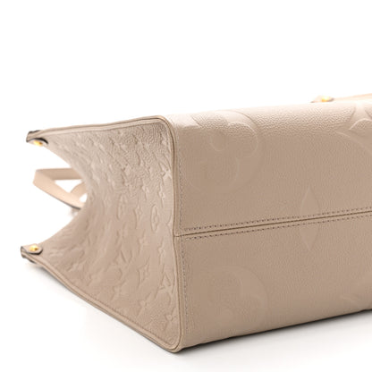 Louis Vuitton Empreinte Monogram Giant Onthego MM Tourterelle 8 of 9