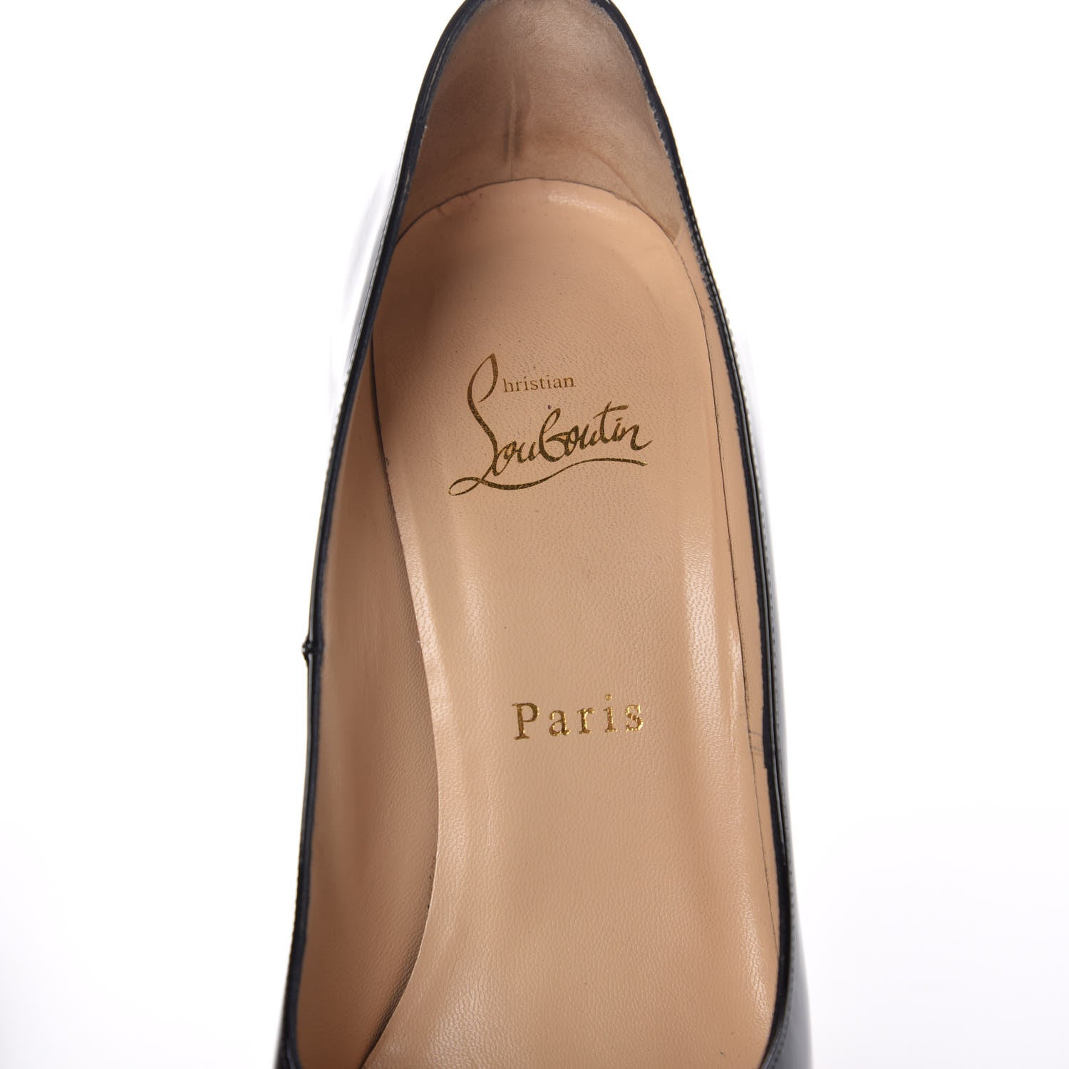 Christian Louboutin Patent Bianca 140 Pumps 37 Black 9 of 13