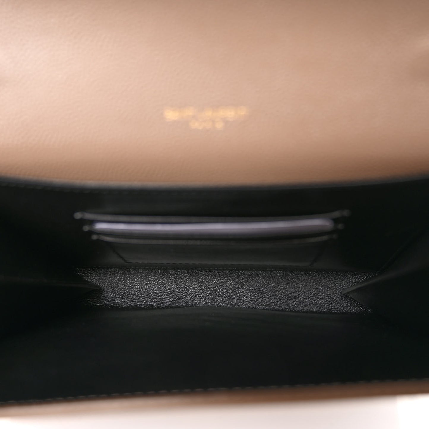 Grain De Poudre Monogram Cassandra Clasp Bag Latte