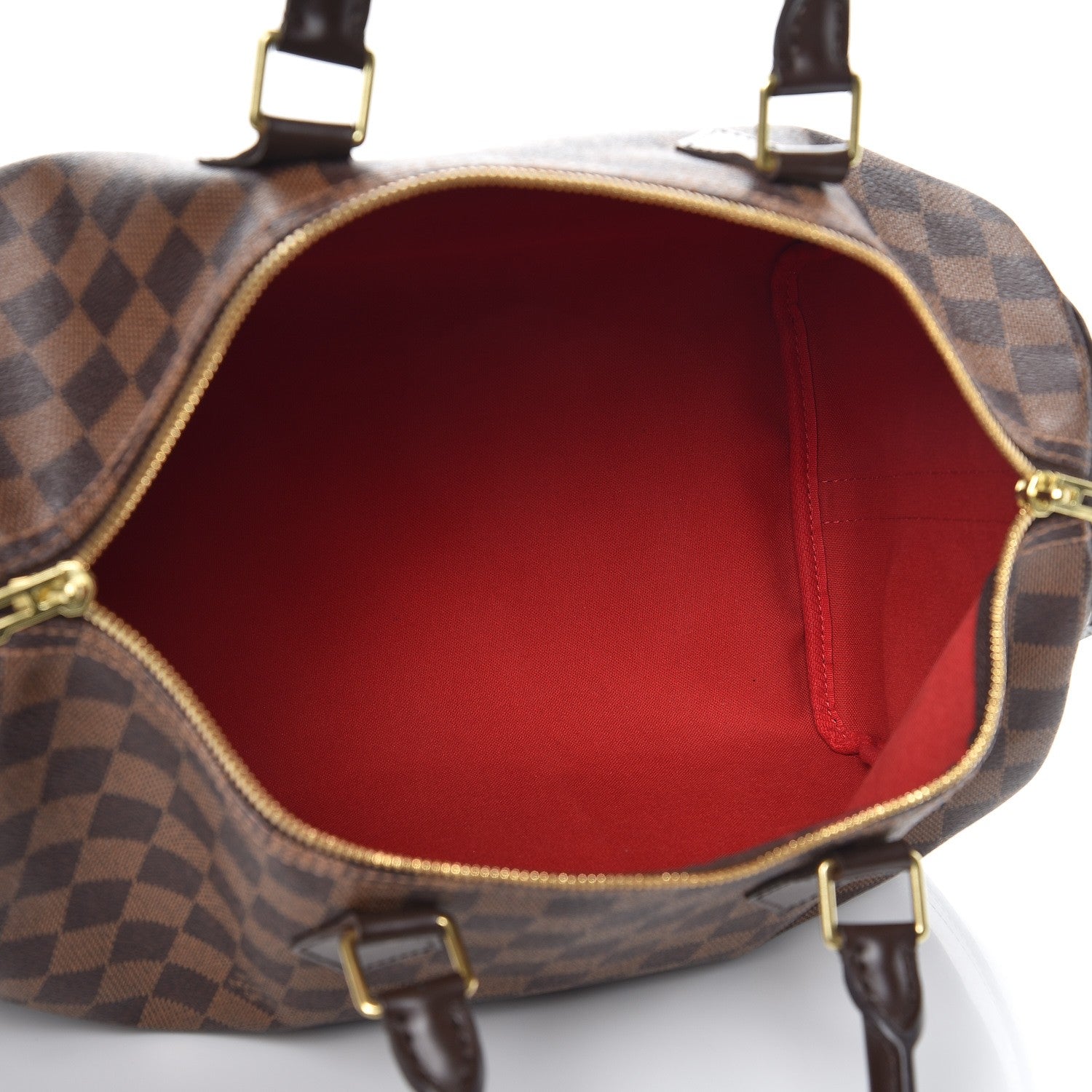 Louis Vuitton Damier Ebene Speedy Bandouliere 35 6 of 8