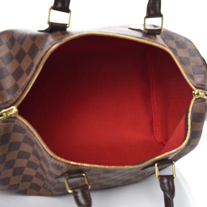 Louis Vuitton Damier Ebene Speedy Bandouliere 35 6 of 8