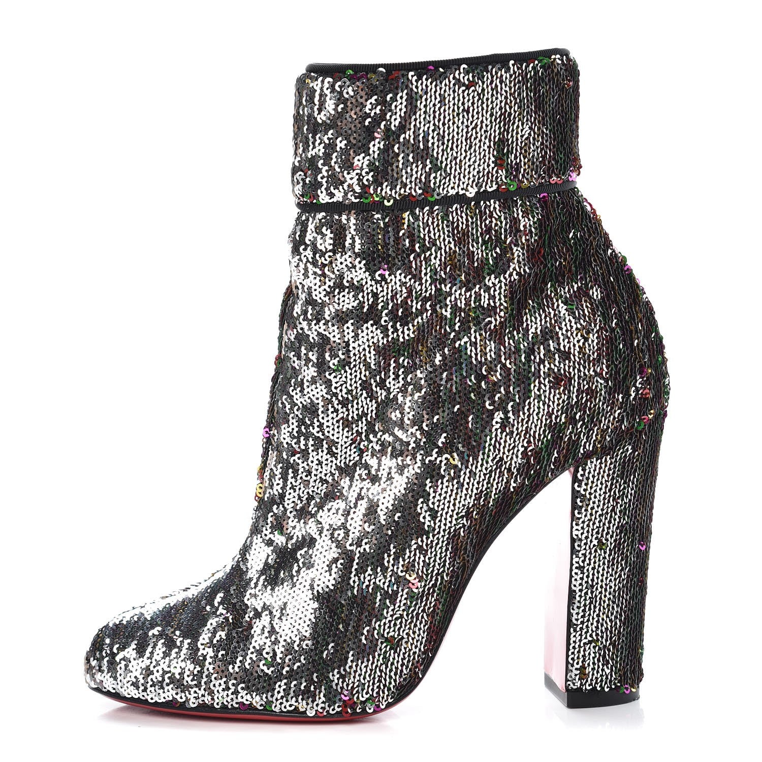 Christian Louboutin Paillettes Moulamax Booties 35.5 Multicolor 1 of 16