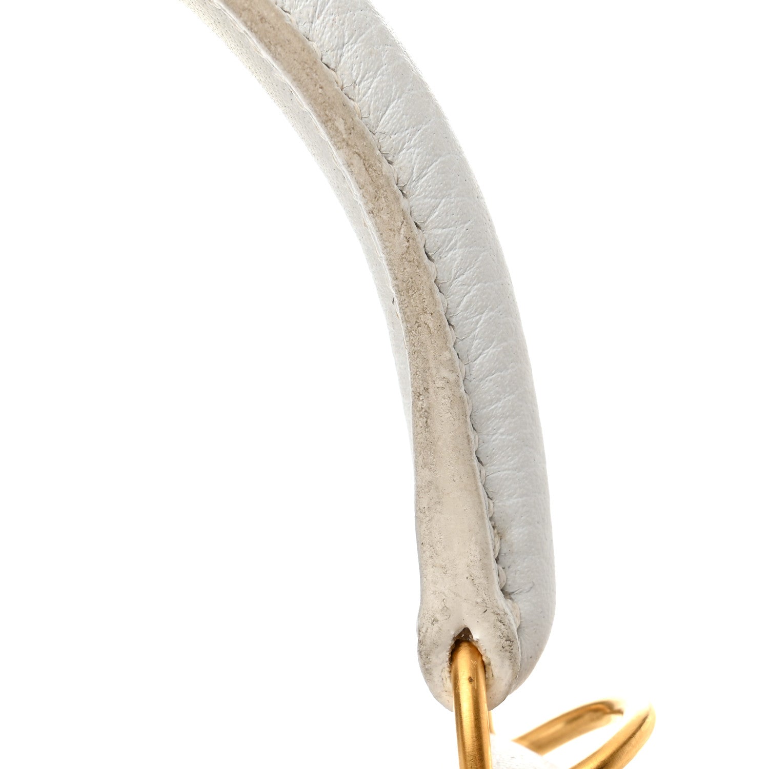Hermes Taurillon Clemence Horseshoe Kelly Retourne 28 White Jaune D'Or 15 of 19