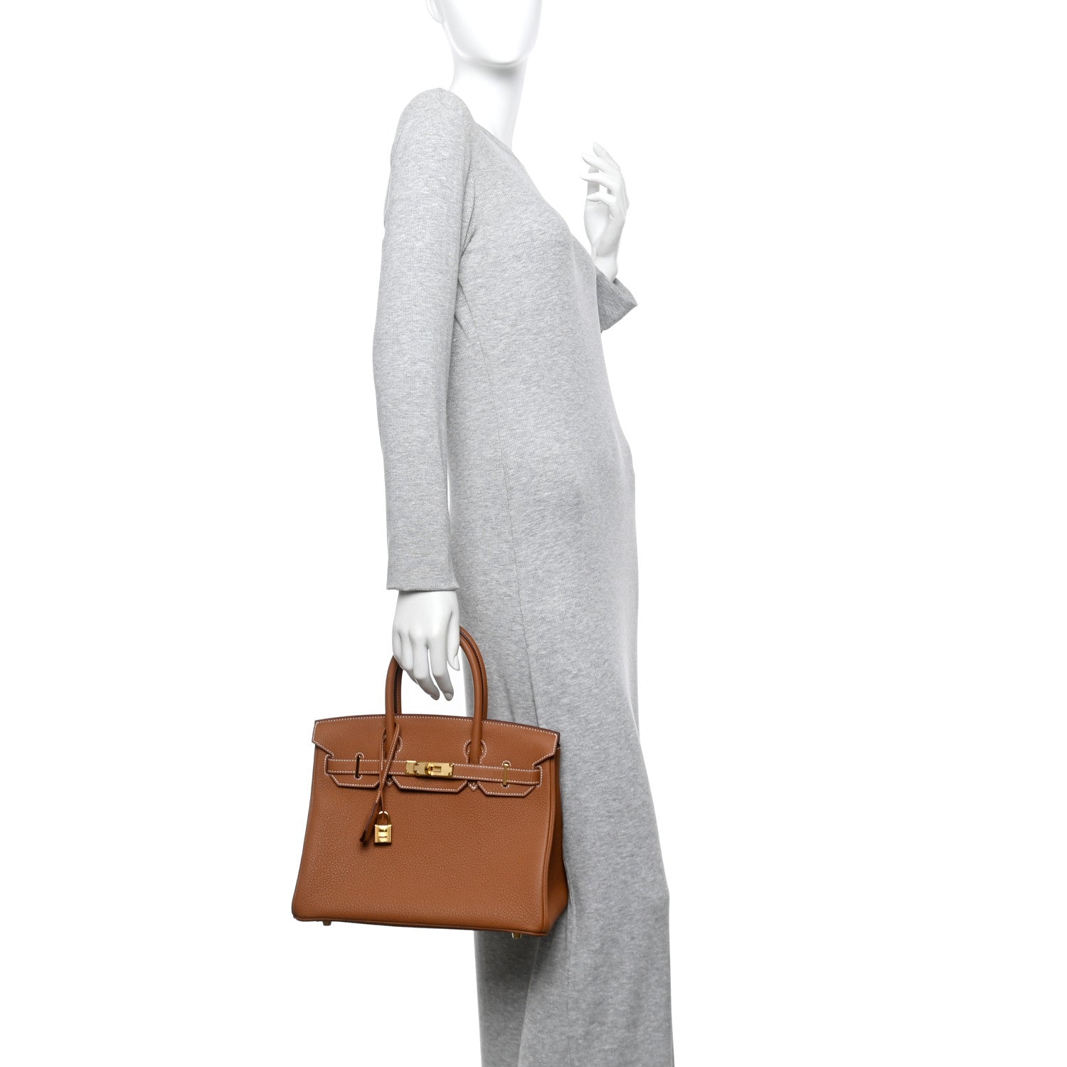 Hermes Togo Birkin 30 Gold 2 of 14