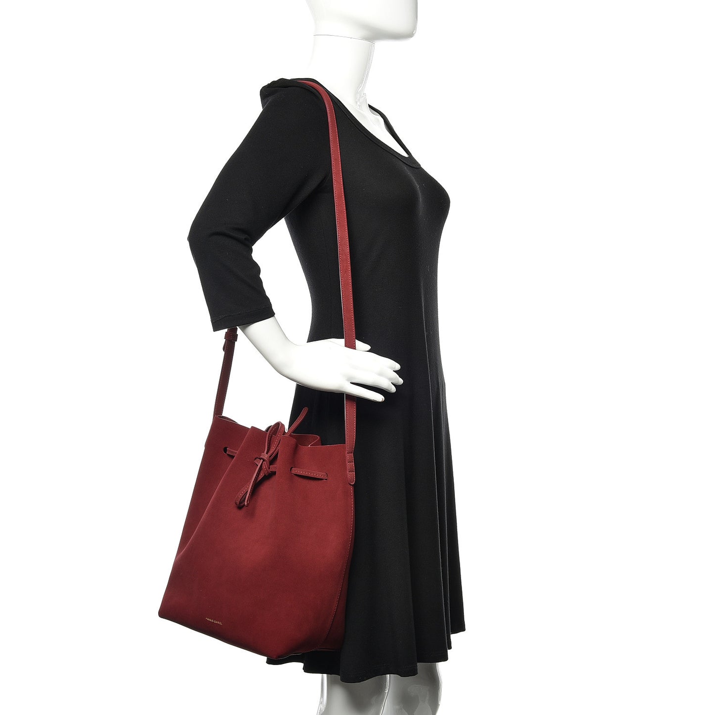 Suede Bucket Bag Rococo