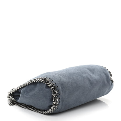 Stella McCartney Shaggy Deer Mini Falabella Fold Over Tote Light Blue 4 of 12