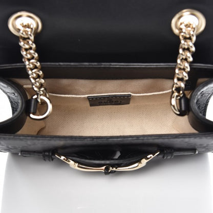 Gucci Guccissima Mini Emily Shoulder Bag Black 5 of 7