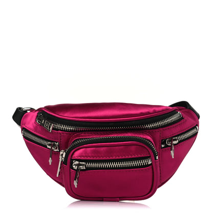 Alexander Wang Satin Attica Mini Belt Bag Hot Pink 1 of 8