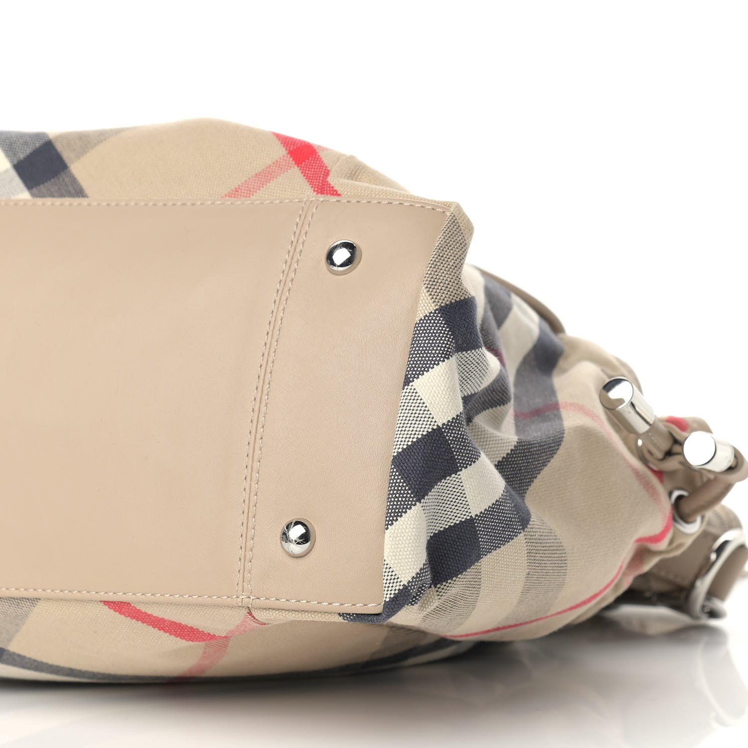 Burberry Nova Check Tote Diaper Bag Beige 10 of 11