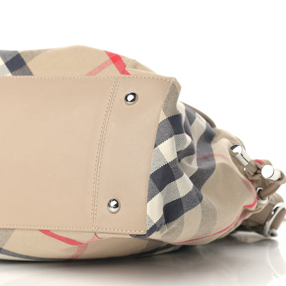 Burberry Nova Check Tote Diaper Bag Beige 10 of 11
