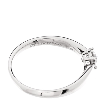 Tiffany Platinum Diamond .25ct Harmony Solitaire Engagement Ring 50 5.5 5 of 6