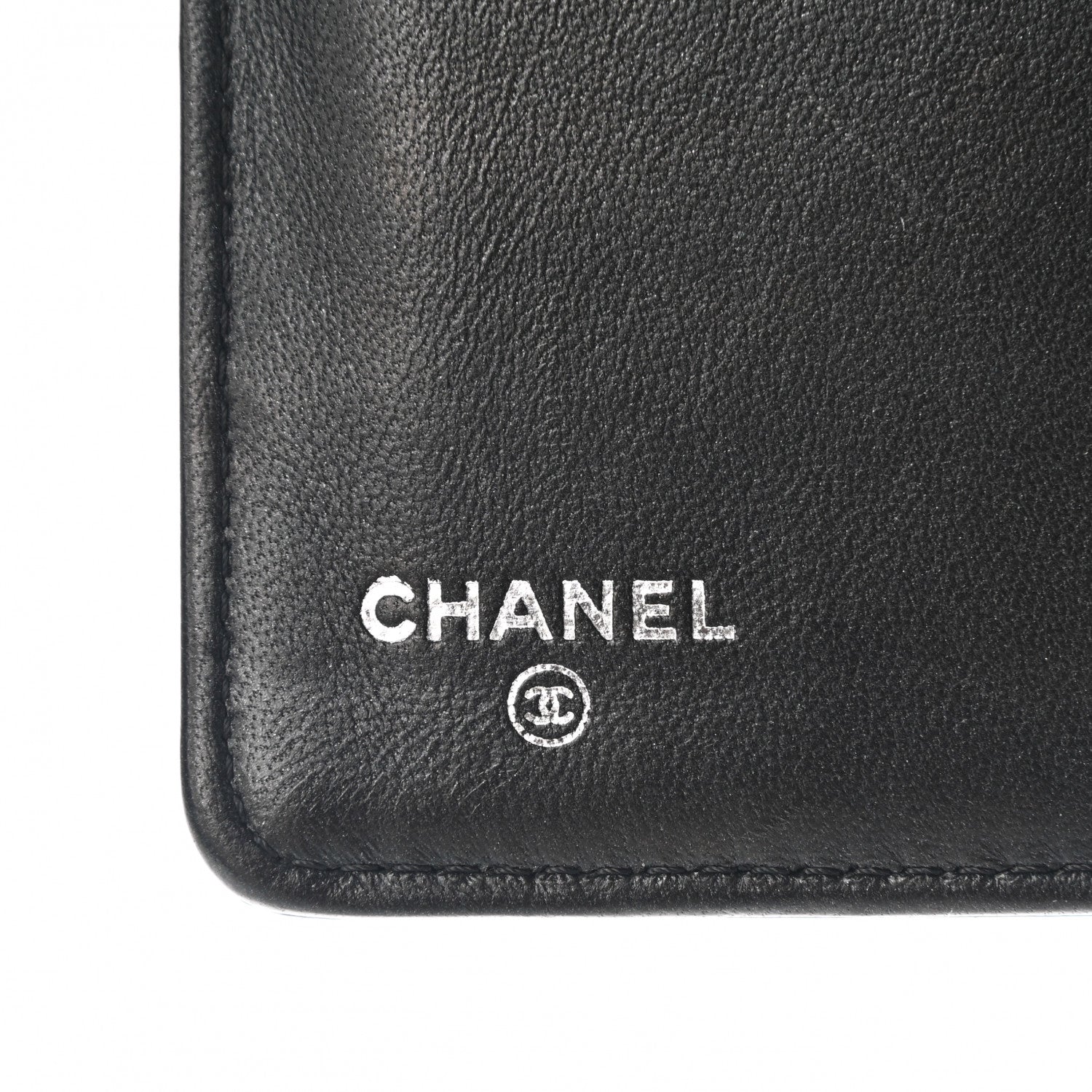 Chanel Patent Calfskin Quilted Boy Yen Wallet Black 6 of 7