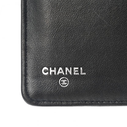 Chanel Patent Calfskin Quilted Boy Yen Wallet Black 6 of 7