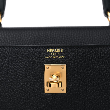 Hermes Togo Kelly Retourne 25 Black 6 of 10