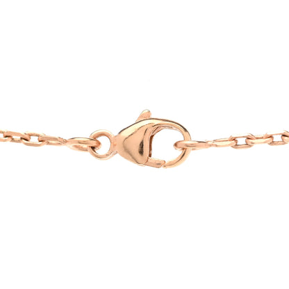 Hermes Lacquered Rose Gold Pop H Pendant Necklace Black 5 of 7