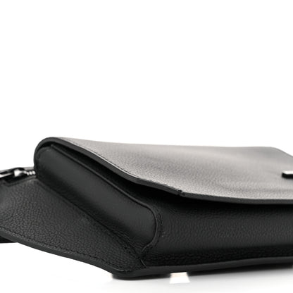 Louis Vuitton Grained Calfskin Aerogram Takeoff Sling Black 9 of 10