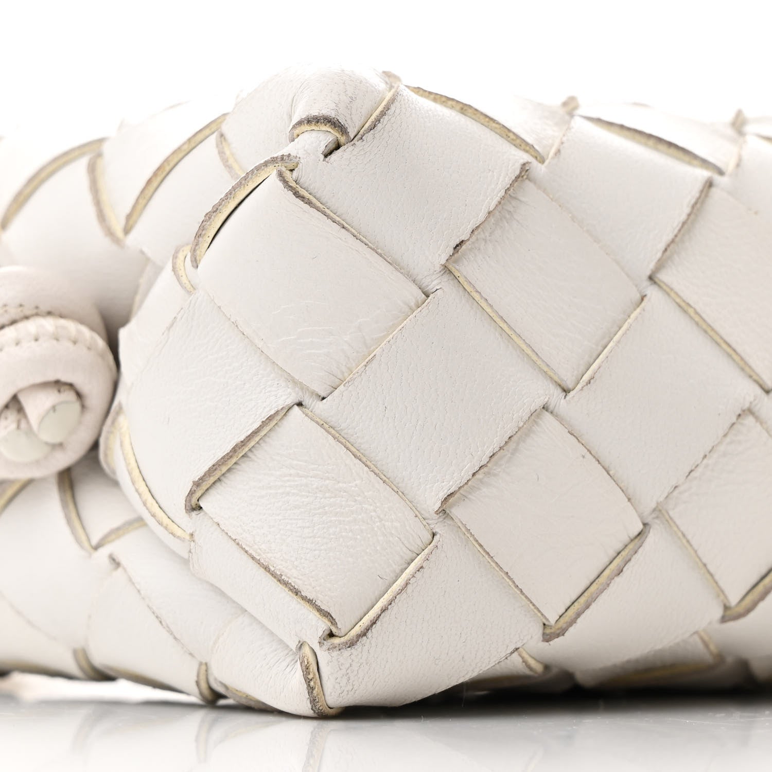 Bottega Veneta Nappa Intrecciato Candy Loop Camera Bag White 8 of 10