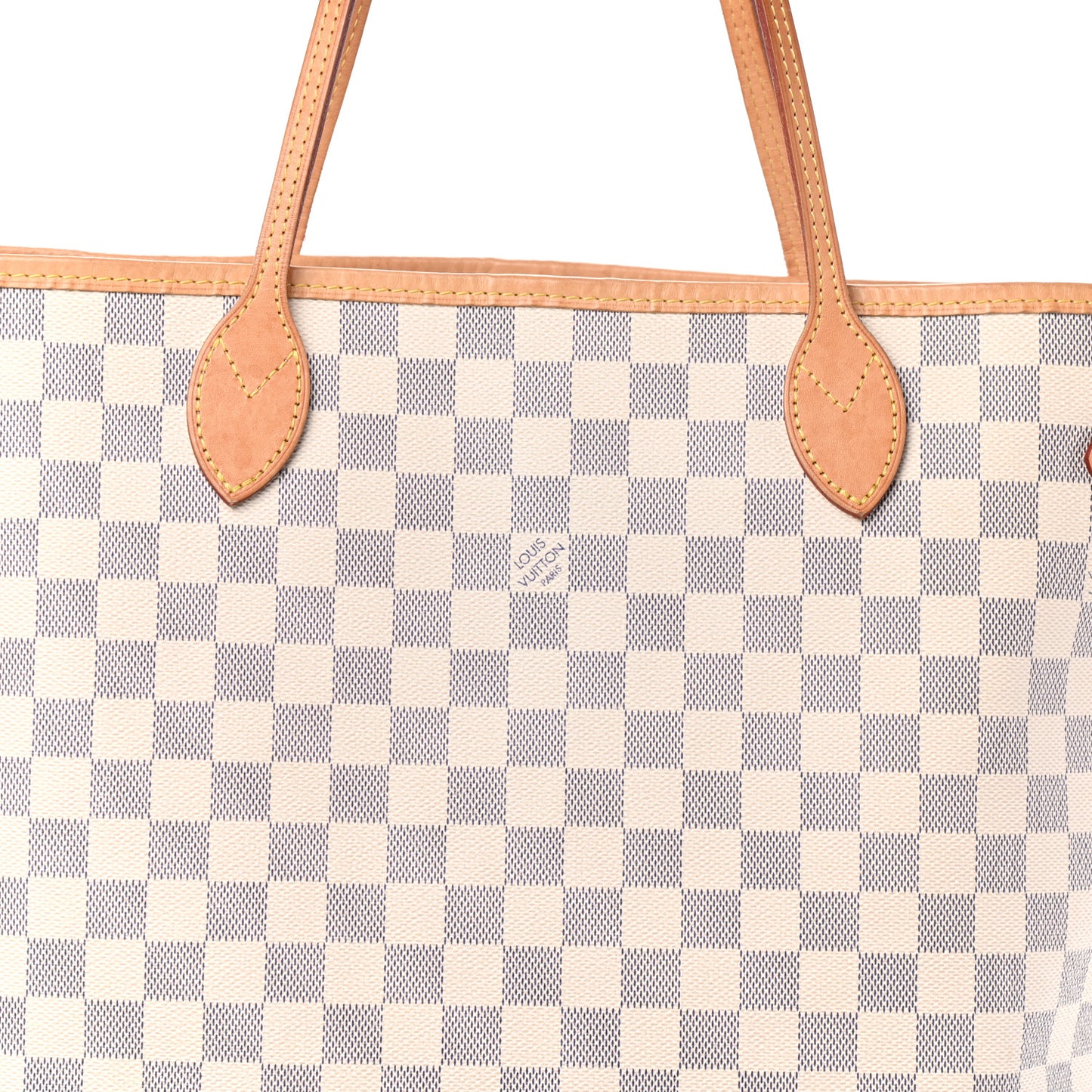 Damier Azur Neo Neverfull MM Rose Ballerine