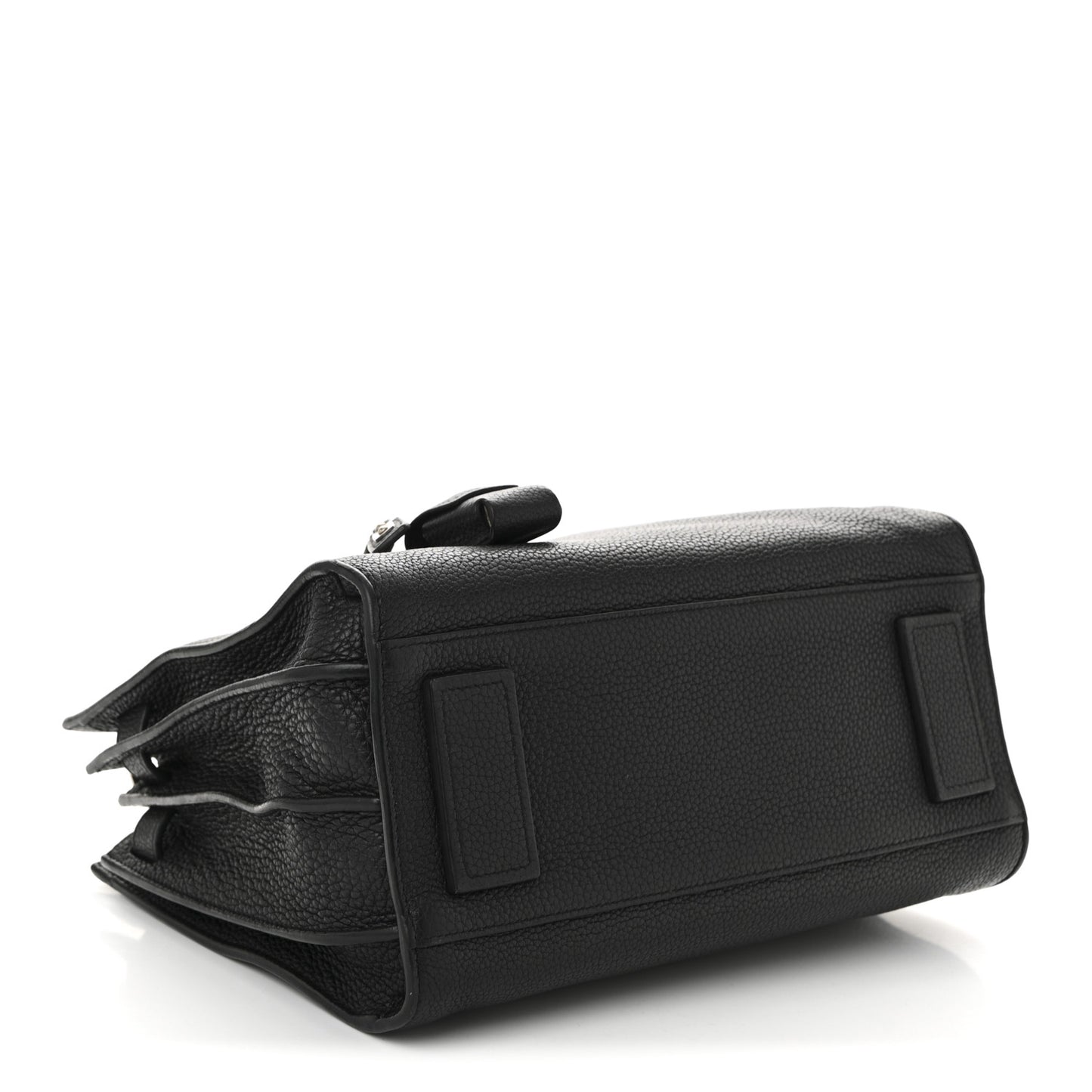 Grained Calfskin Baby Sac De Jour Souple Black