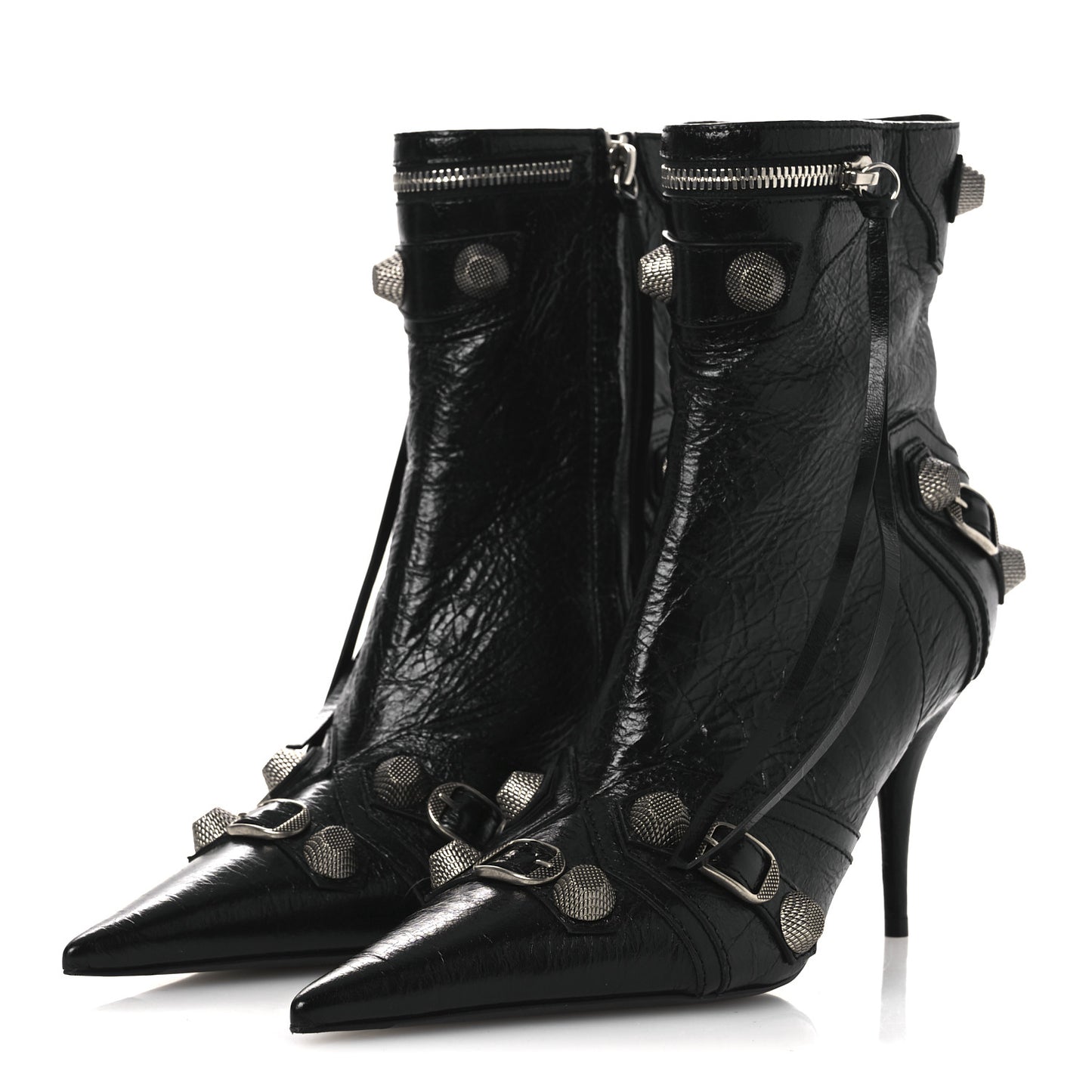 Agneau Arena Cagole 90mm Ankle Boots 39 Black