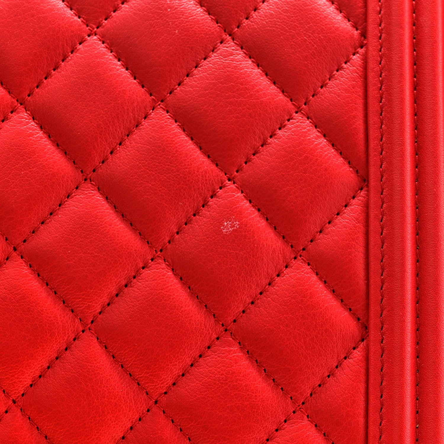 Chanel Calfskin Quilted North South Boy Flap Red 10 of 10