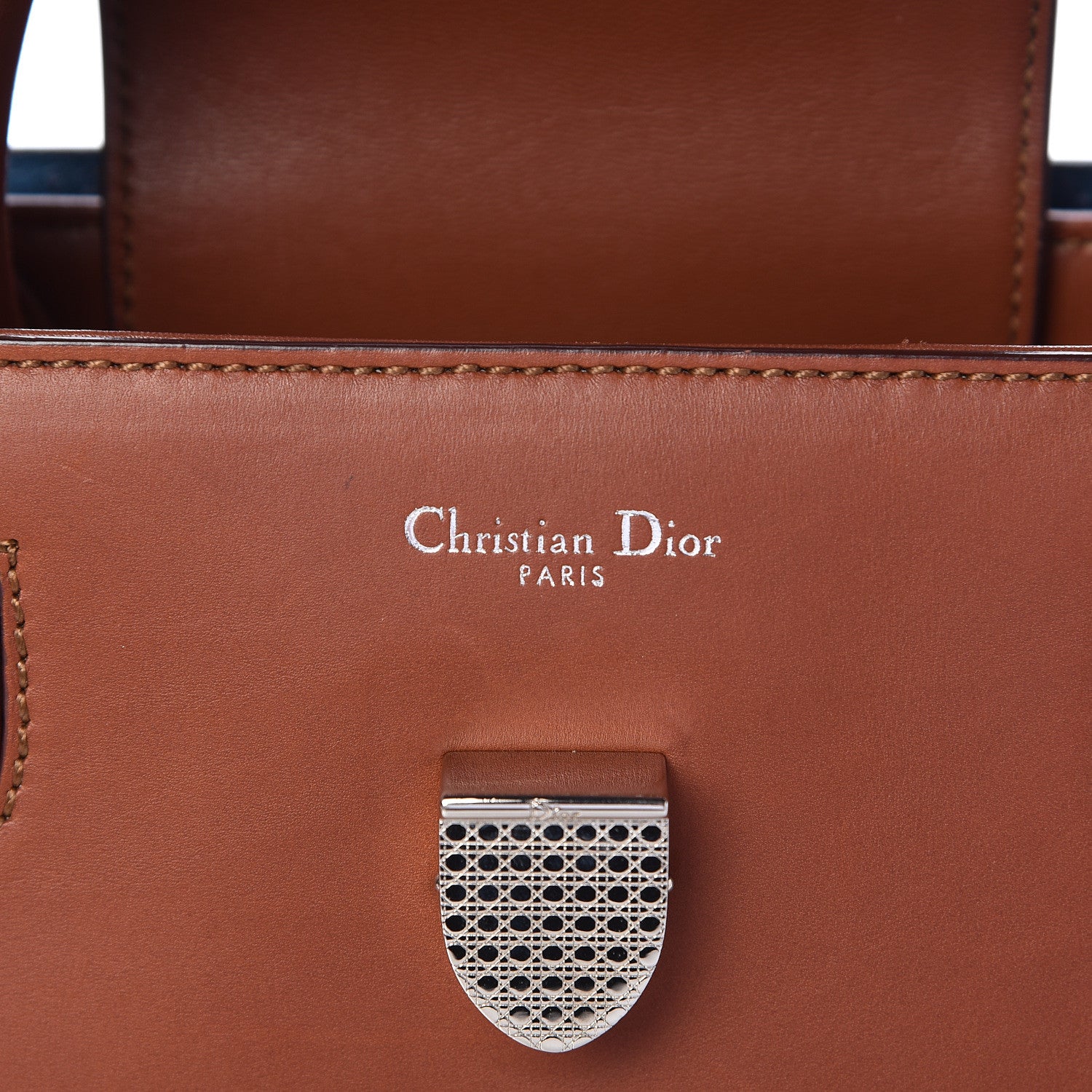 Christian Dior Smooth Calfskin Medium Diorever Flap Brown 6 of 13