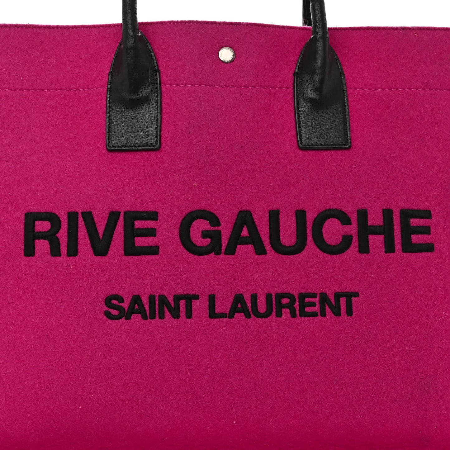Wool Rive Gauche Tote Fuchsia