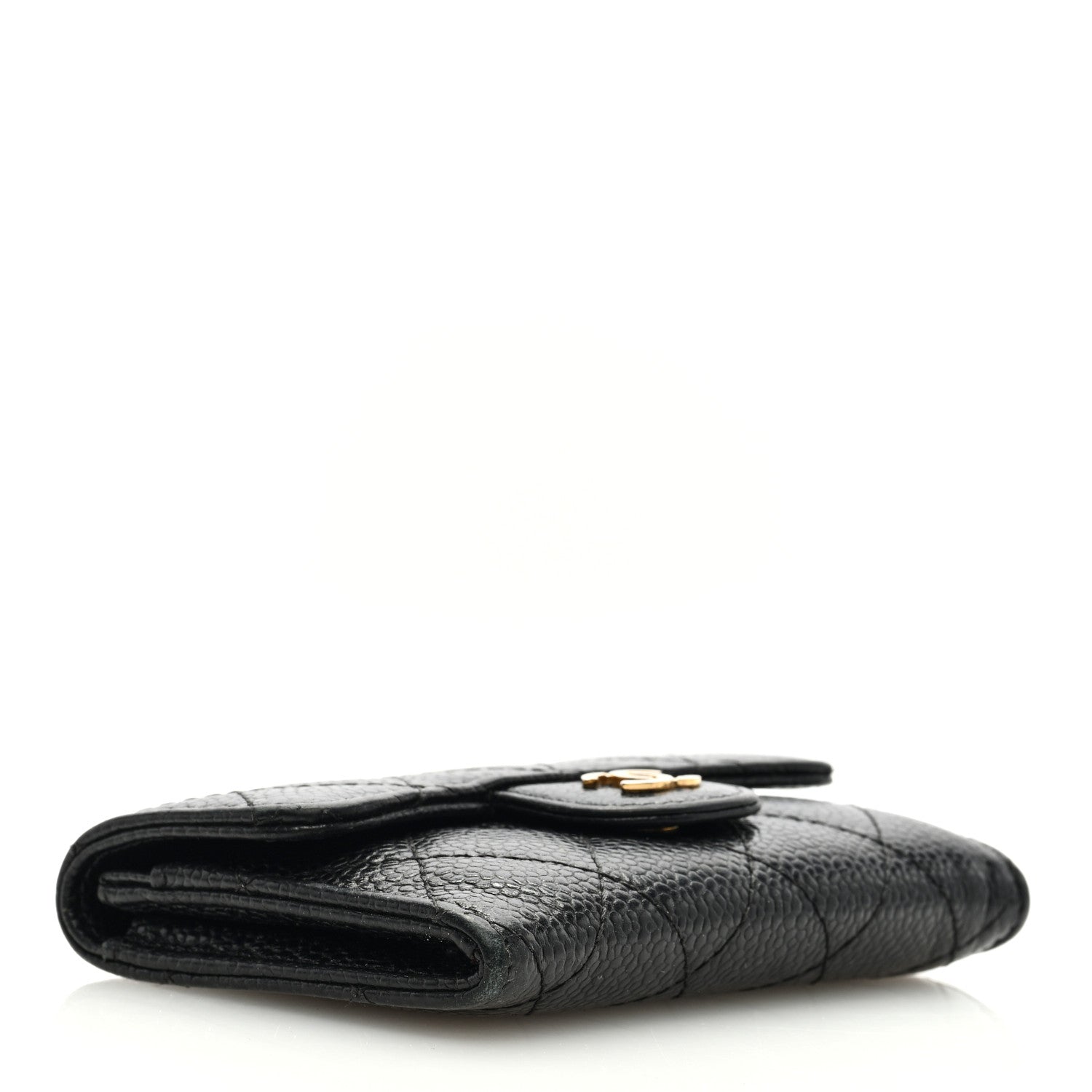 Chanel Caviar Quilted Flap Card Holder Black 4 of 9