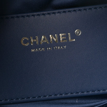 Chanel Washed Denim Quilted Mini Chanel 25 Handbag Blue 7 of 12