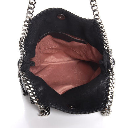 Stella McCartney Shaggy Deer All Over Studs Mini Falabella Tote Black 6 of 10