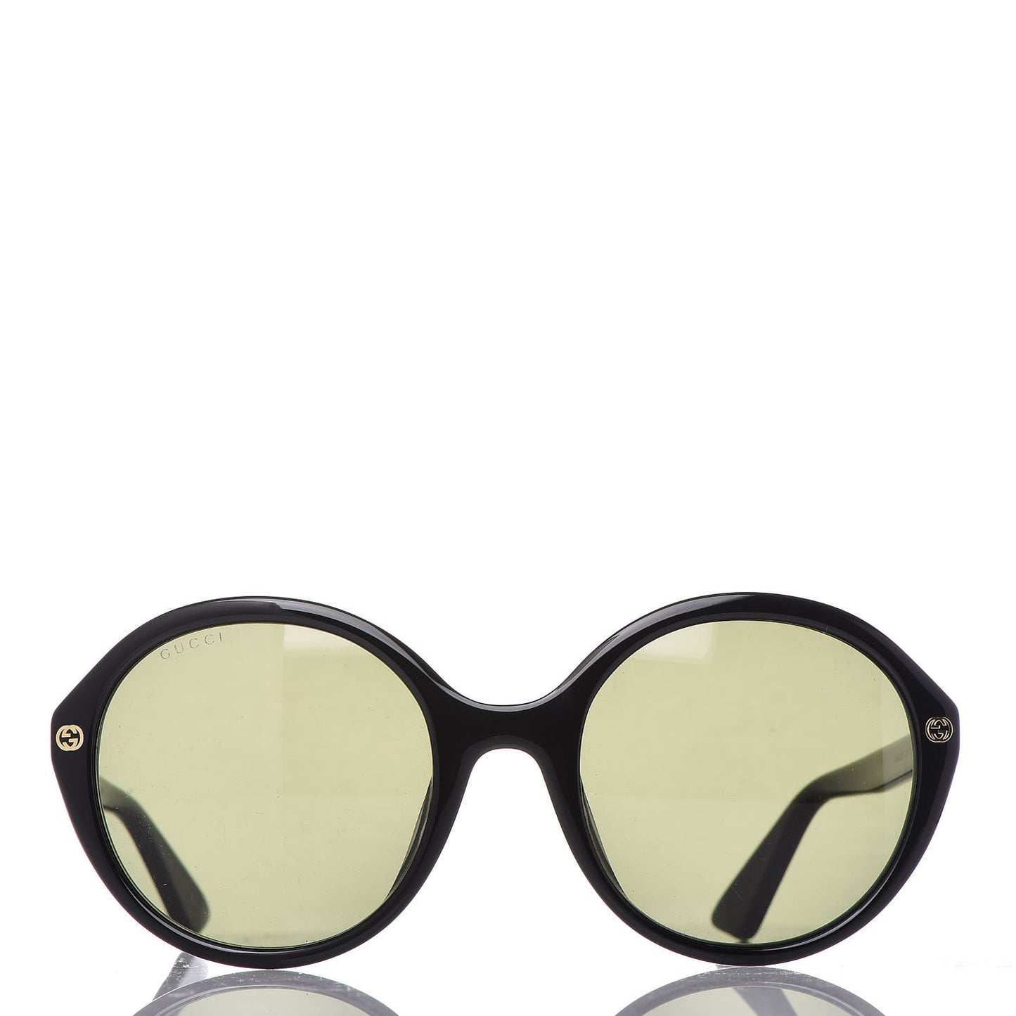 Acetate Round Sunglasses GG0023S Black