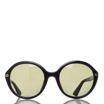 Gucci Acetate Round Sunglasses GG0023S Black 2 of 7