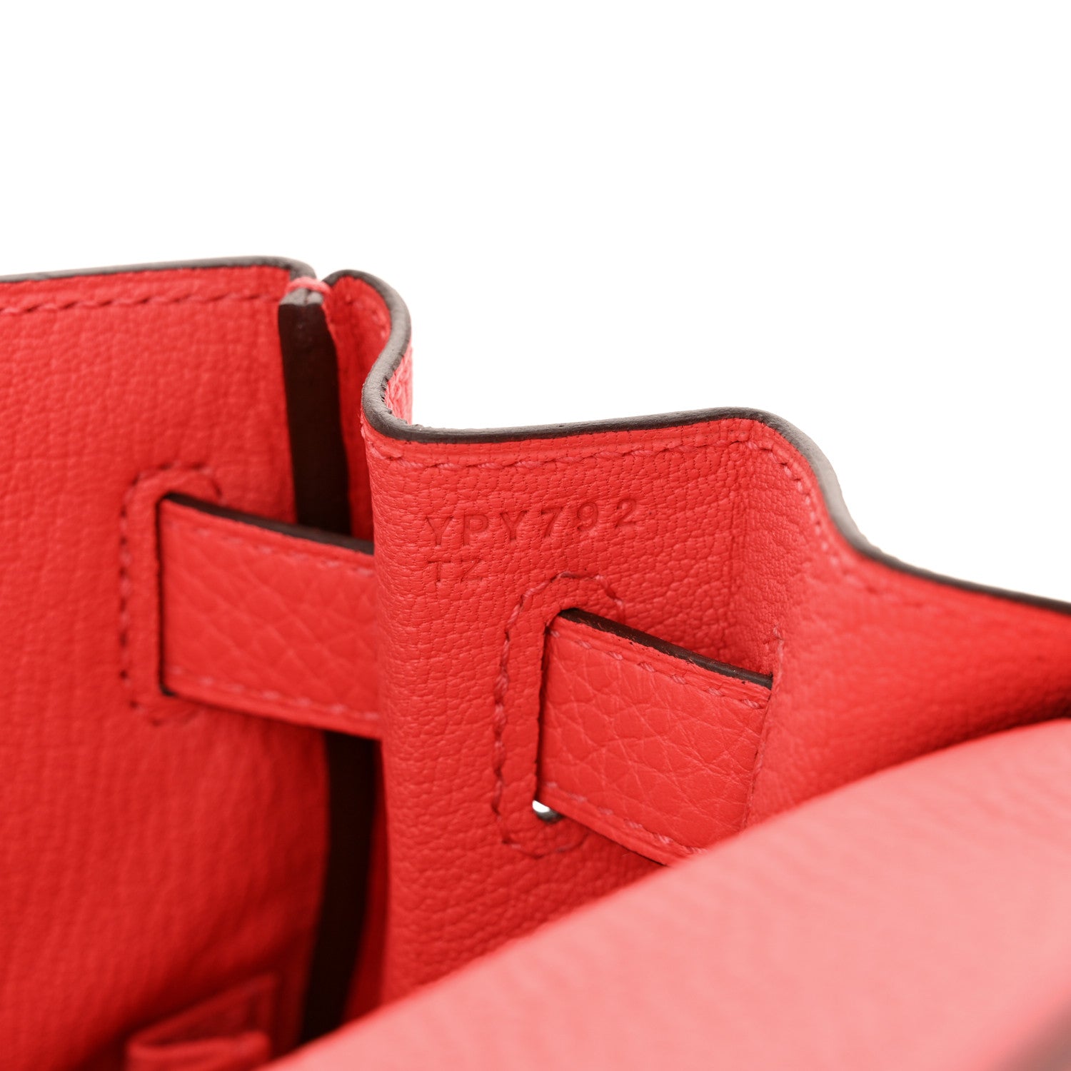 Hermes Taurillon Clemence Kelly Retourne 28 Rose Texas 7 of 11