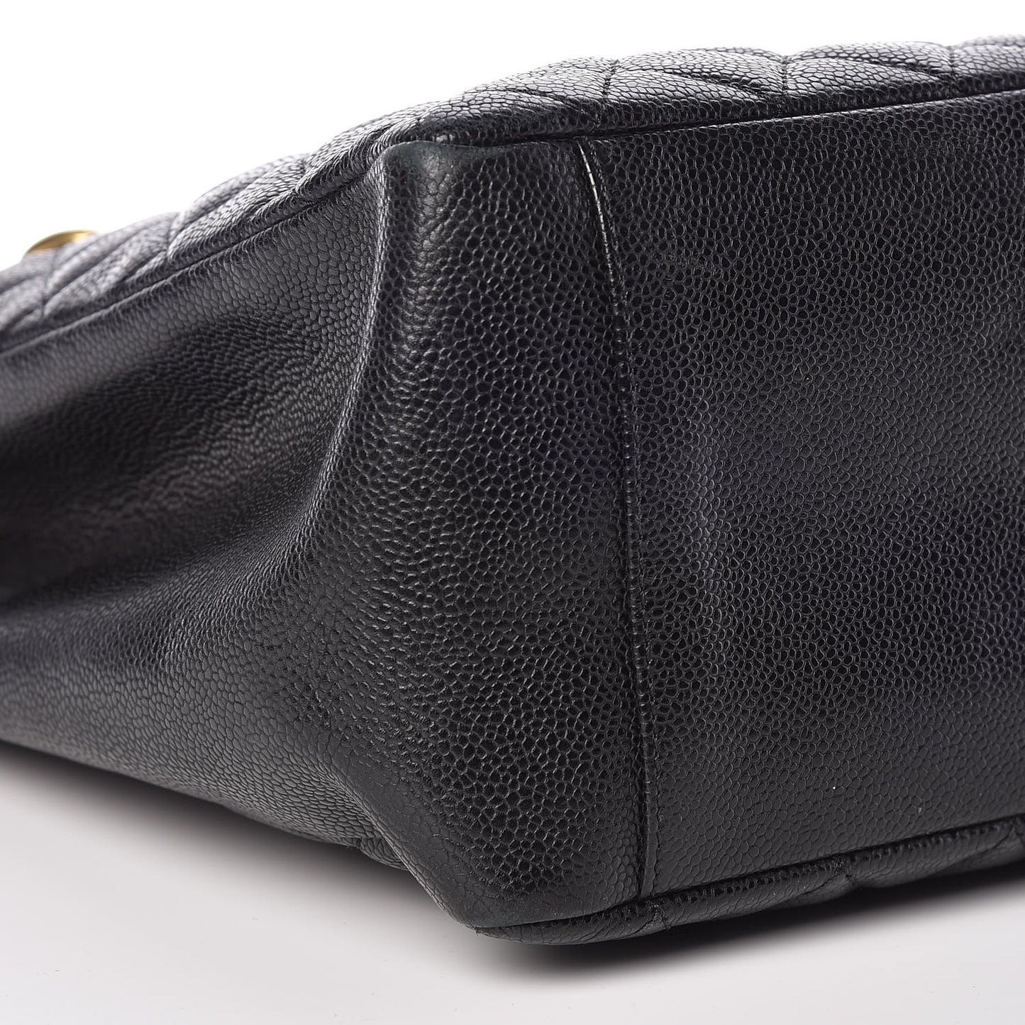 Caviar Quilted Grand Shopping Tote GST Black