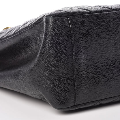 Chanel Caviar Quilted Grand Shopping Tote GST Black 8 of 9
