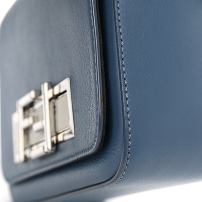 Fendi Vitello Dolce 3Baguette Shoulder Bag Light Blue 12 of 14
