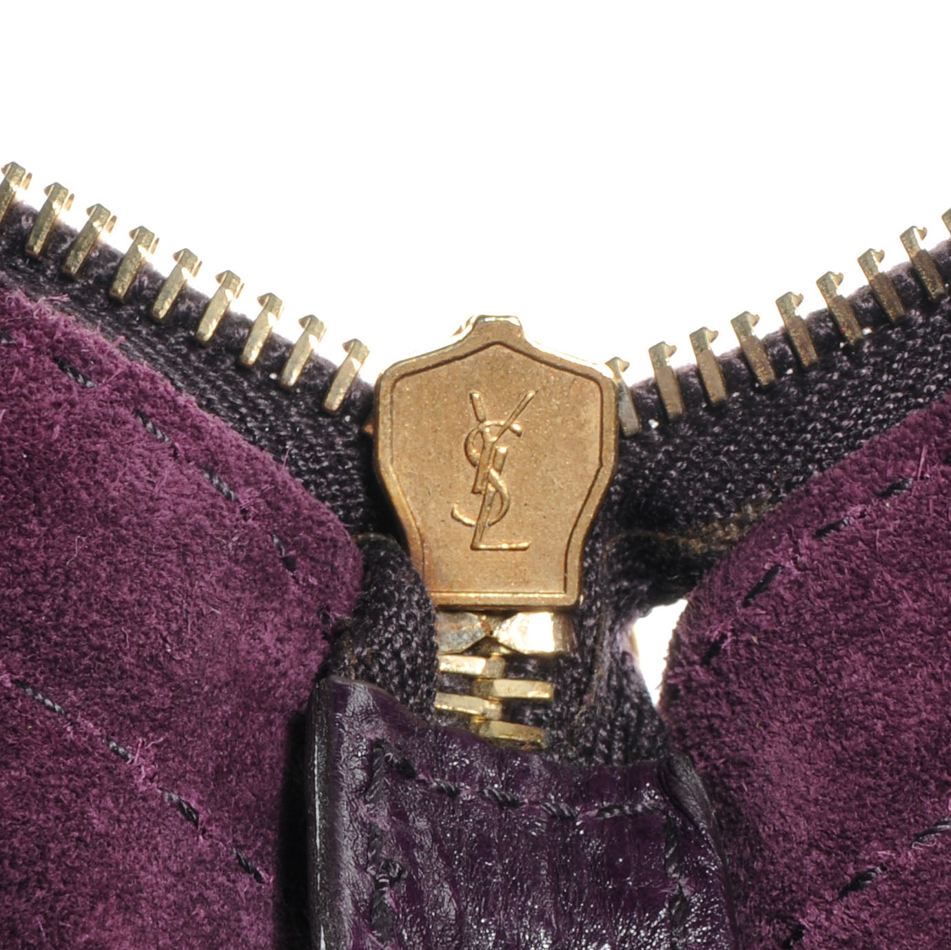 Saint Laurent Leather Medium Downtown Tote Violet 8 of 9