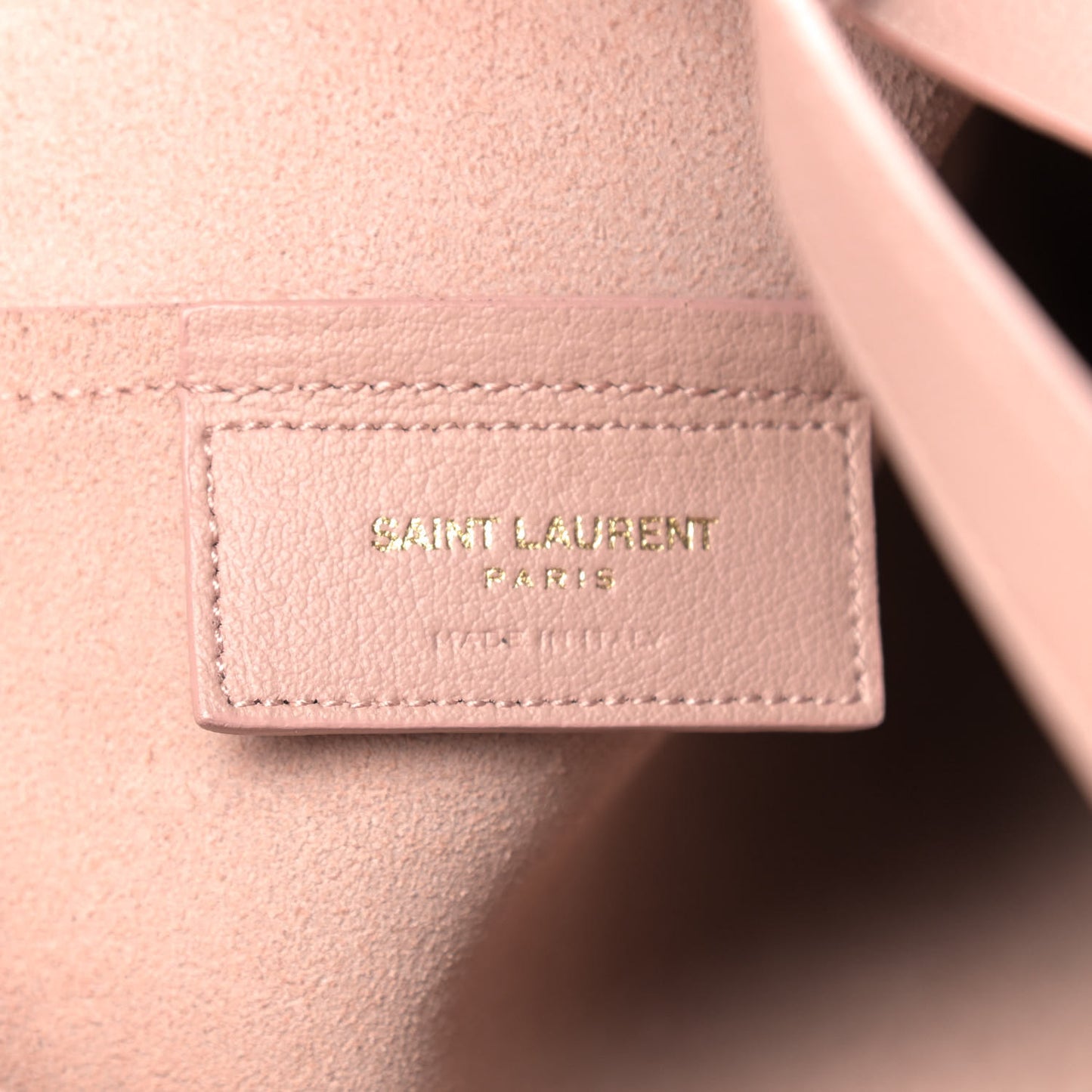Calfskin Large Shopping Tote Pale Blush