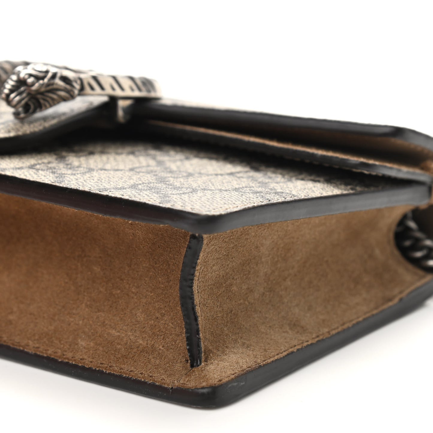 GG Supreme Monogram Super Mini Dionysus Shoulder Bag Taupe