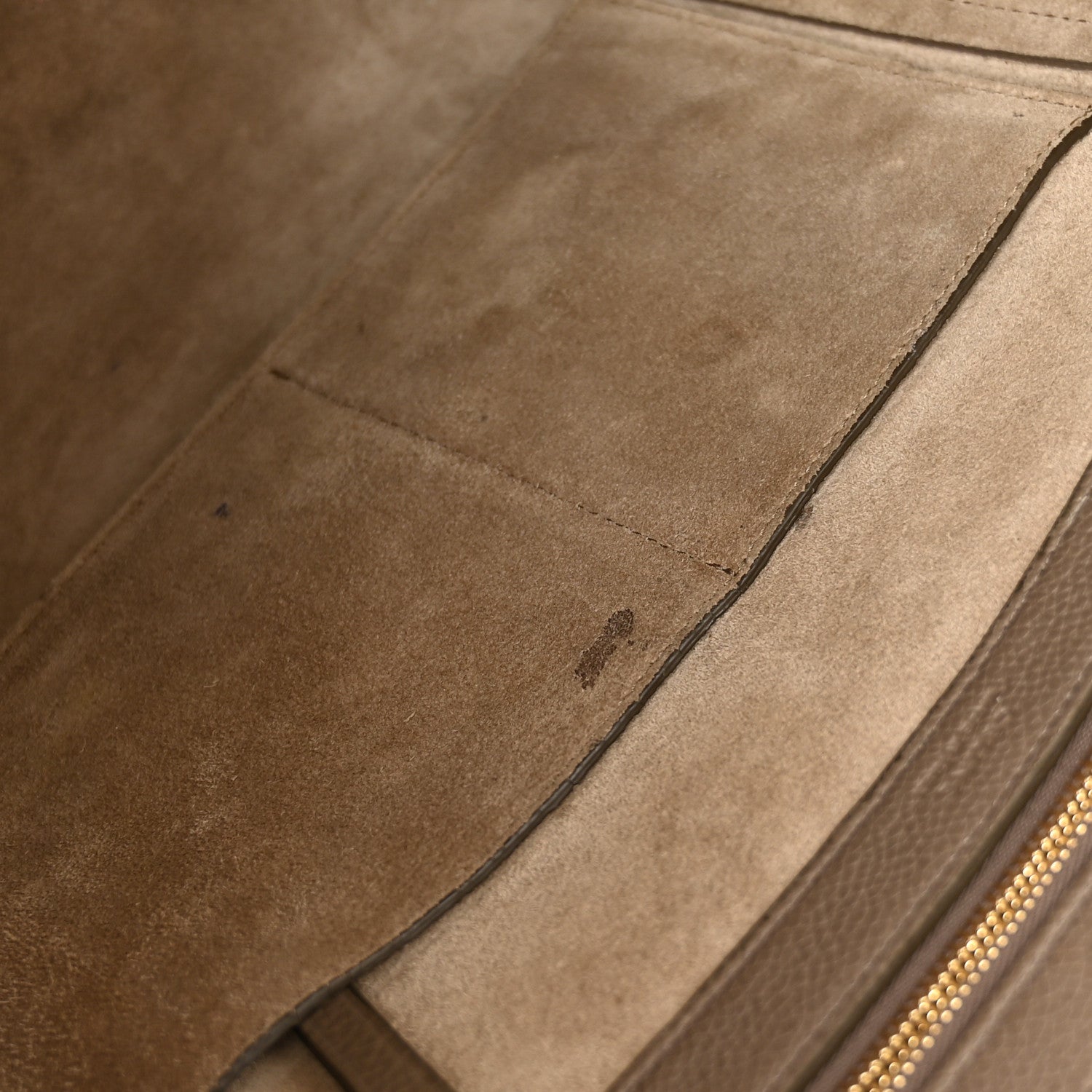 Celine Soft Grained Calfskin Medium Belt Cabas Phantom Taupe 14 of 14