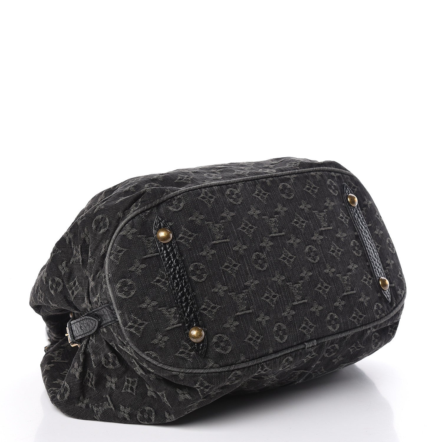 Louis Vuitton Denim Mahina XL Black 4 of 11