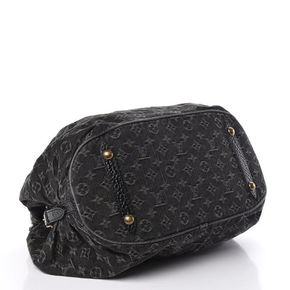 Louis Vuitton Denim Mahina XL Black 4 of 11