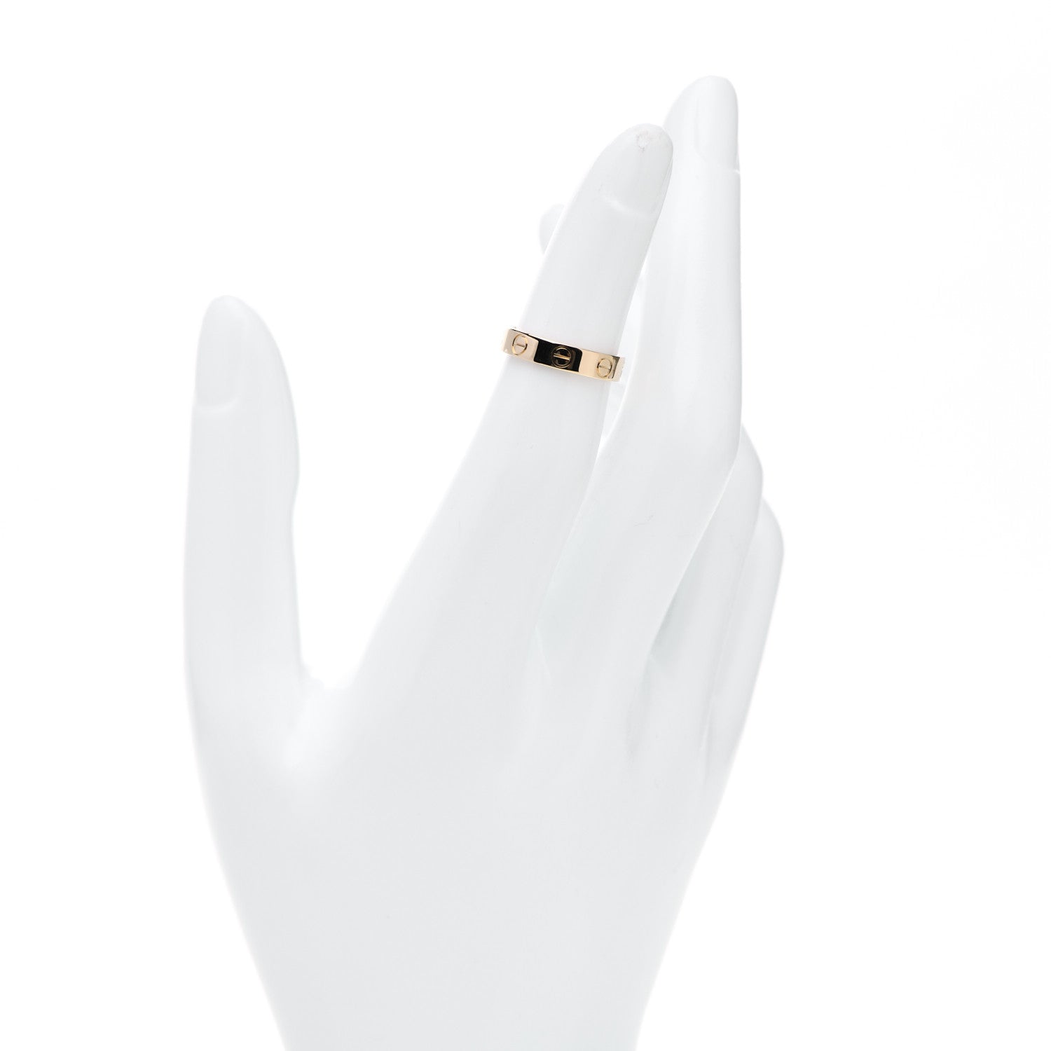 Cartier 18K Yellow Gold 3.5mm LOVE Wedding Band Ring 46 3.75 2 of 4