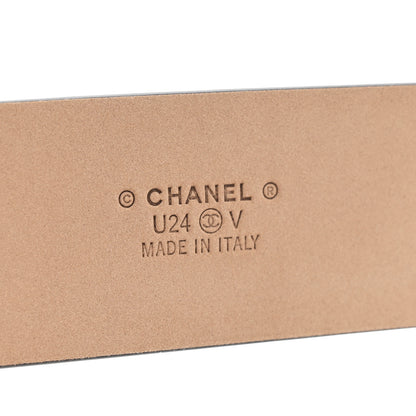 Chanel Calfskin Belt 95 38 Black 5 of 7