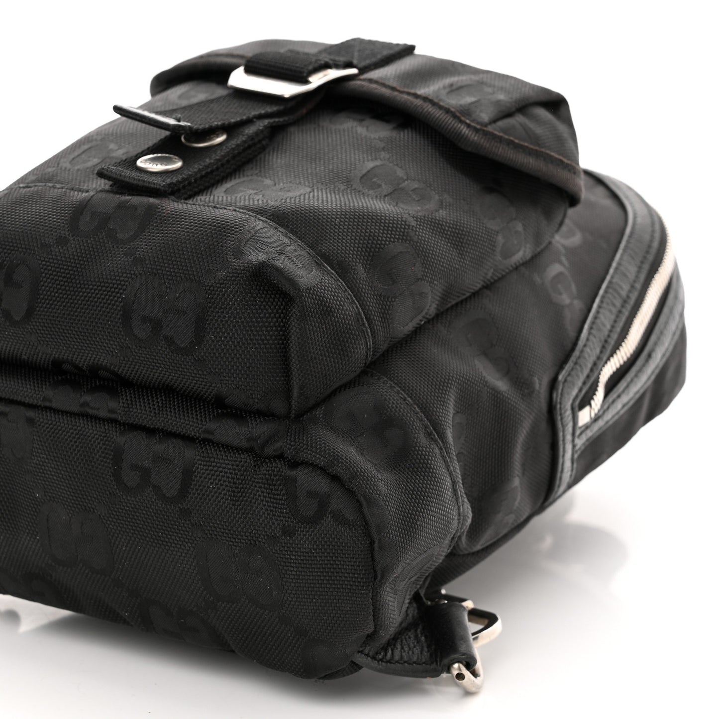 Econyl Nylon Monogram Off The Grid Sling Backpack Black
