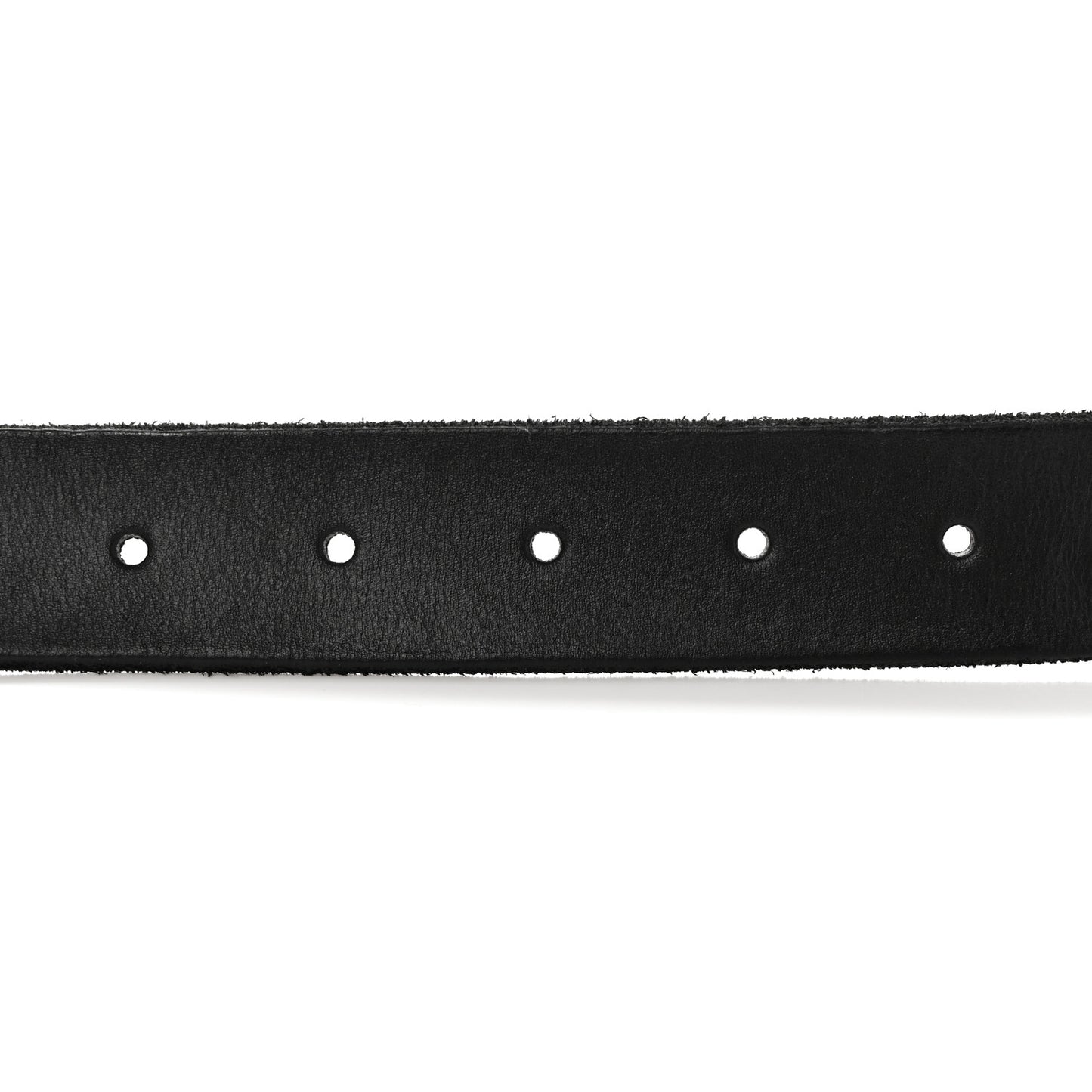 Cuoio Toscano Nickel Double G 30mm Belt 80 32 Black
