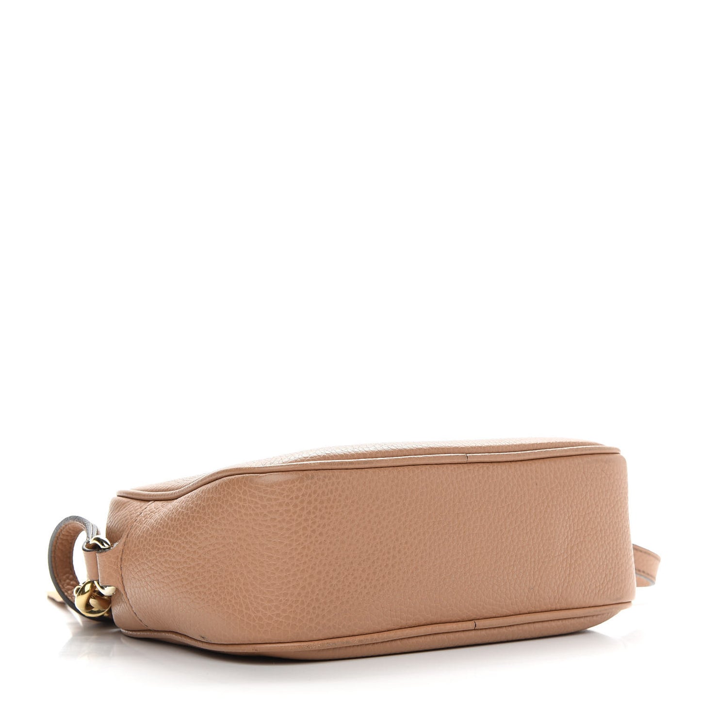 Pebbled Calfskin Small Soho Disco Bag Camelia