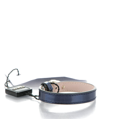 Bulgari Metallic Calfskin Serpenti Forever Bracelet L Denim Sapphire 3 of 7